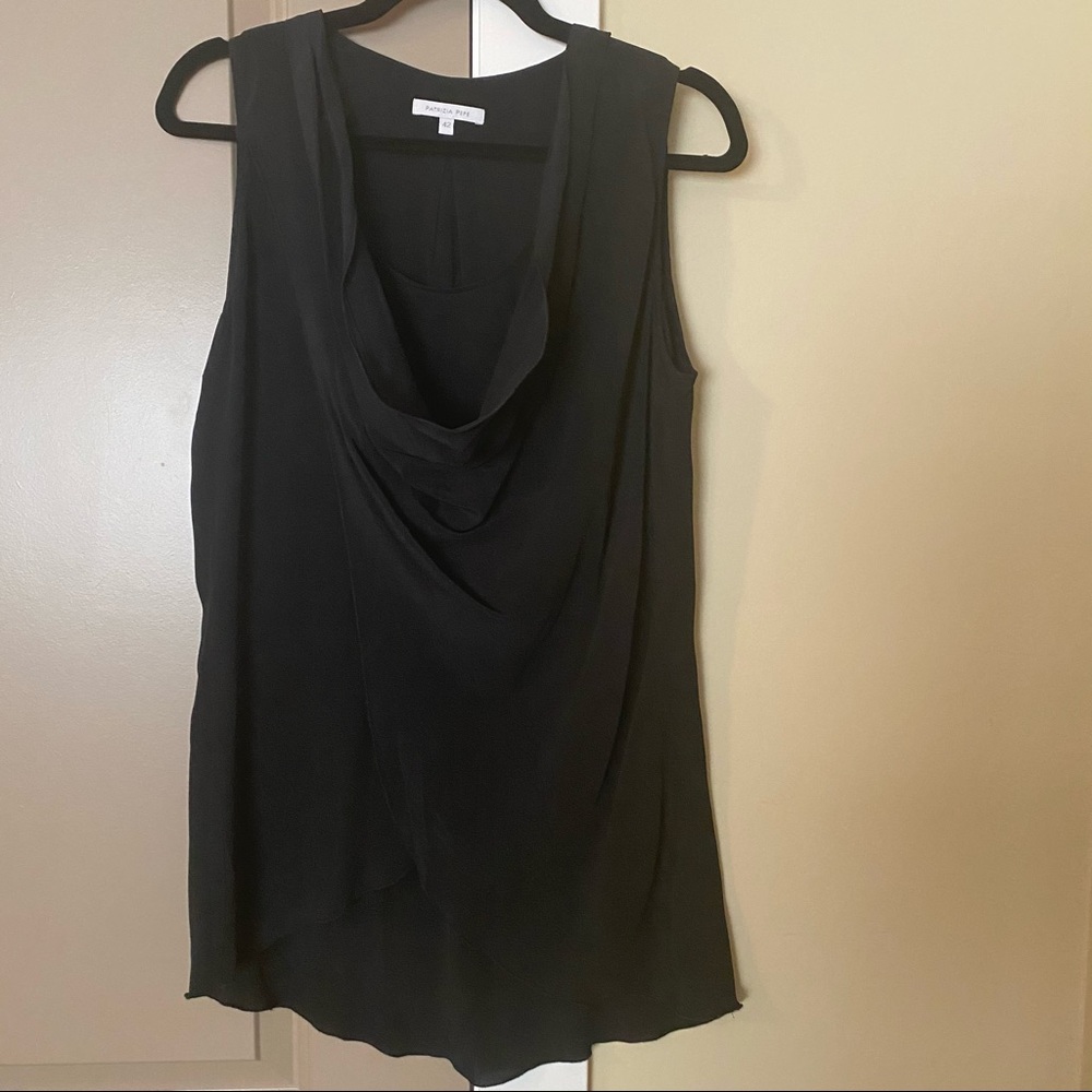 Patrizia Pepe Black Tank Blouse Size 42